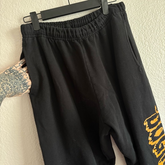 Black and Orange “Dog Momster” Halloween Vibes Sweatpants - Picture 5 of 8